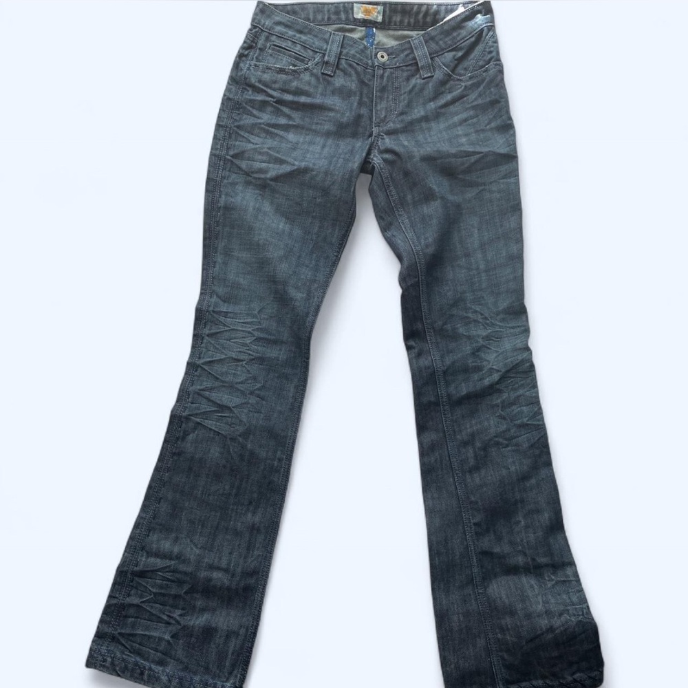 Antik Denim Indigo Wide Leg Jeans